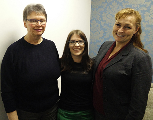 Joan, Pamela and Connie