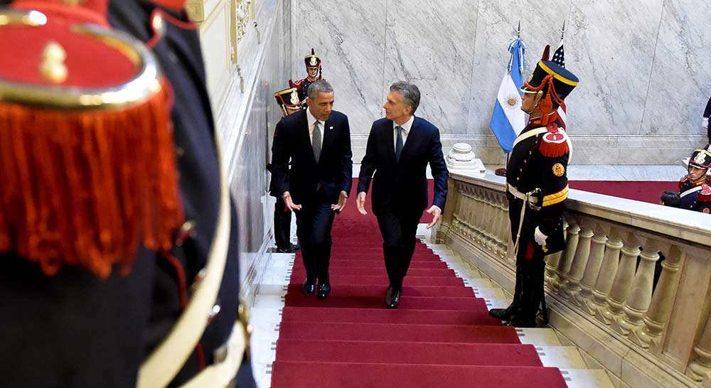 Mauricio Macri and Barack Obama Trade Deal With Argentina