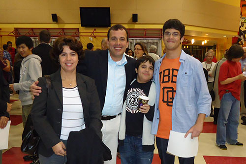 Janisette Cruz with Family