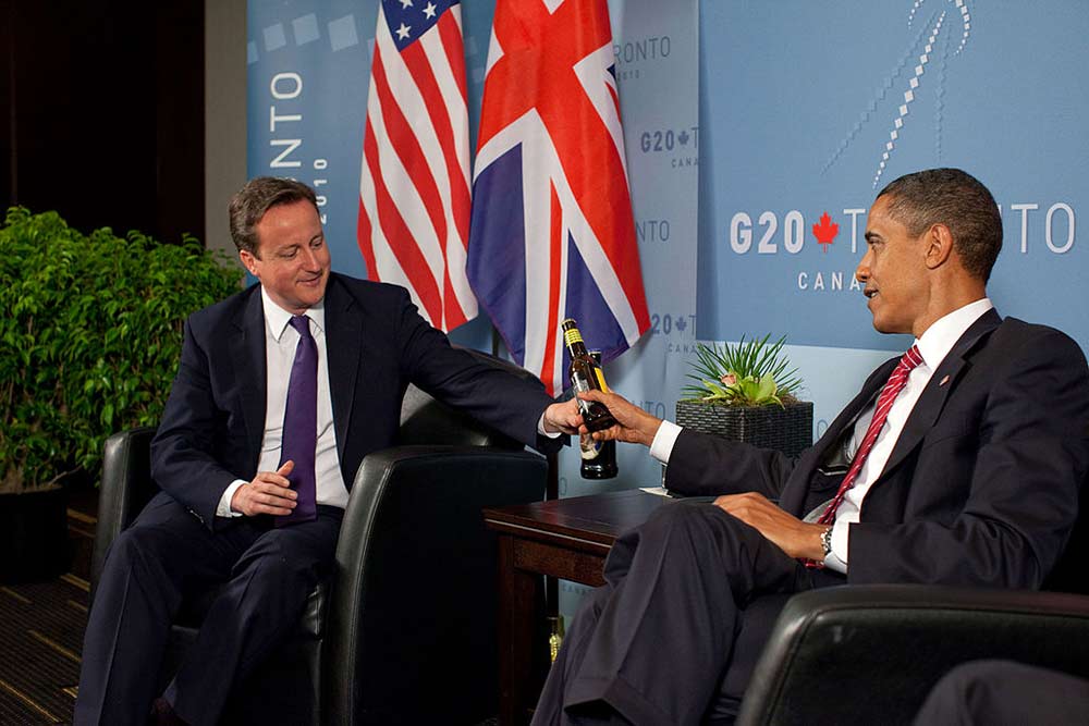 David Cameron and Barack Obama at the G20 Summit in Toronto - Brexit