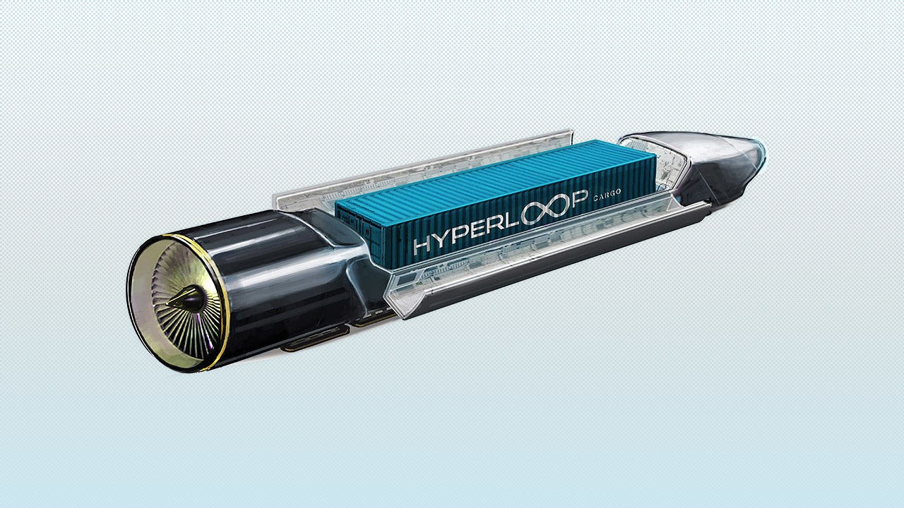 Hyperloop has a chance of displacing rail and road options to move cargo across land