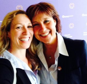 Laura with British Columbia Premier Christy Clark.