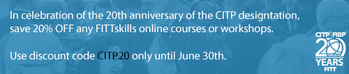 The CITP turns 20. Save 20% off online courses and workshops