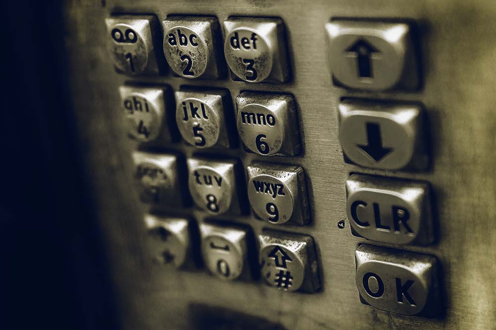 payphone buttons - service exports