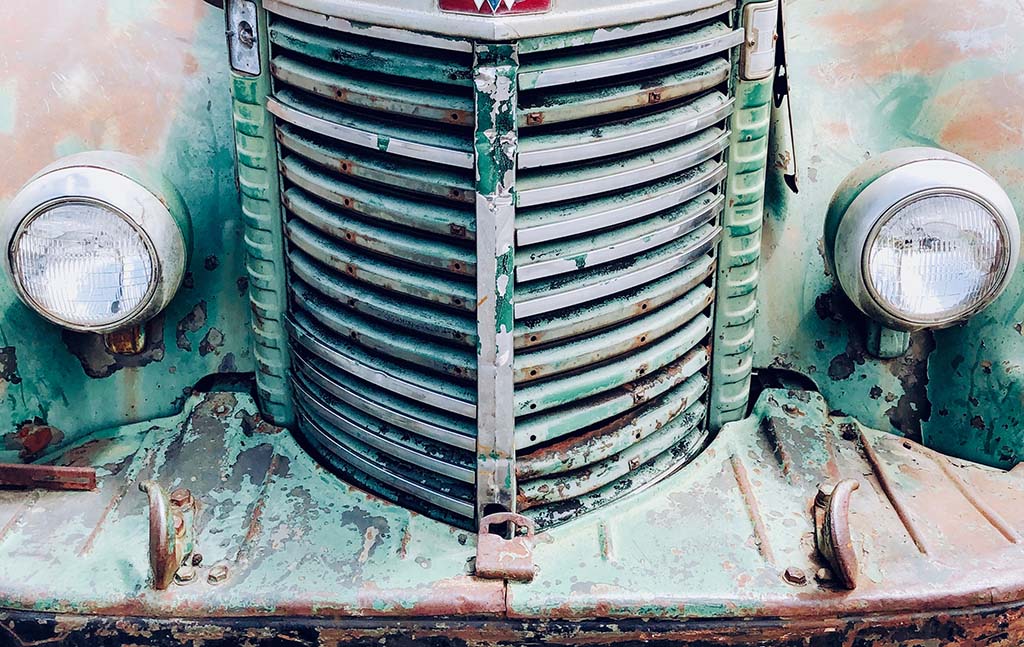 old car closeup