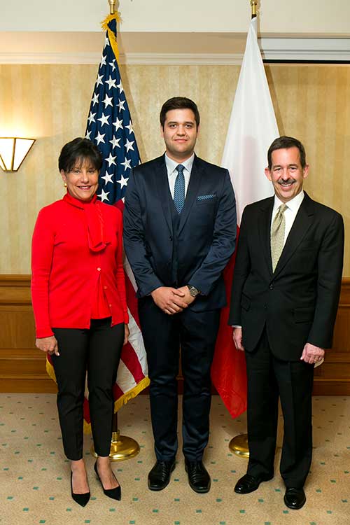 Romi with former US Secretary of Commerce, Penny Pritzker and Stephen Mull, former US Ambassador to Poland