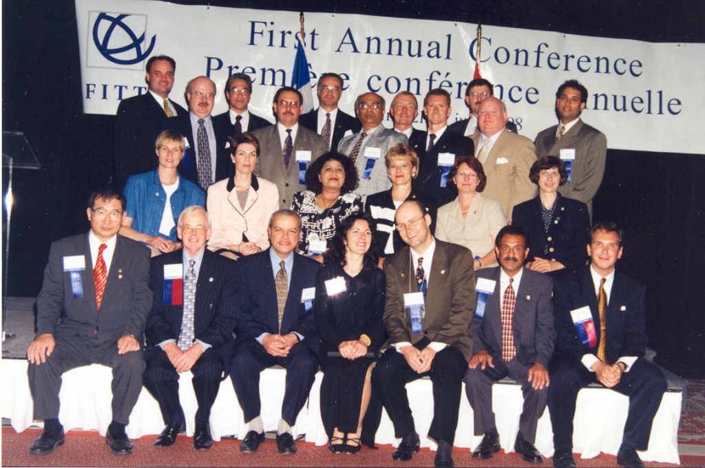 Caroline Tompkins at the first annual conference hosted by FITT