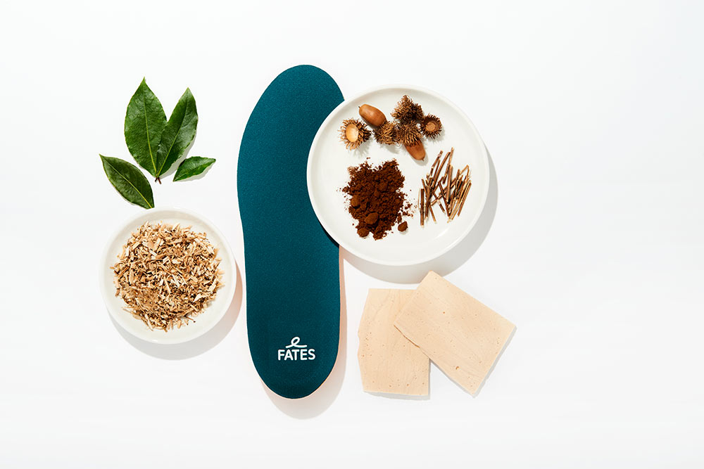FATES insoles with plant based ingredients