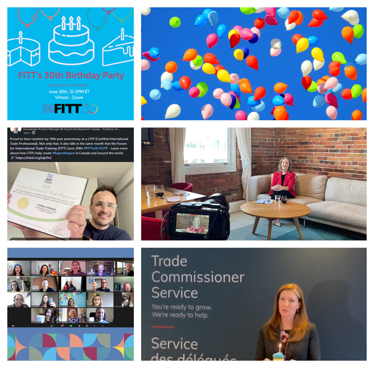 Recap of FITT’s whirlwind 30th anniversary month – celebrating with friends, colleagues, partners and community members